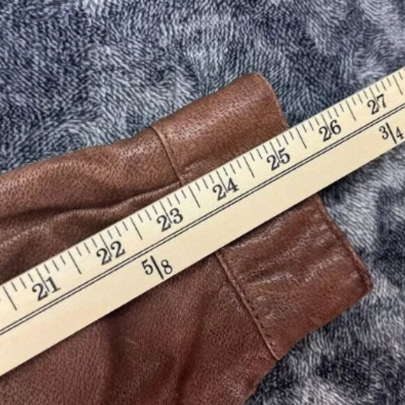 Vtg New Zealand Outback Colorblock Bomber Leather Jacket Lined Men's L Rare - Picture 4 of 8